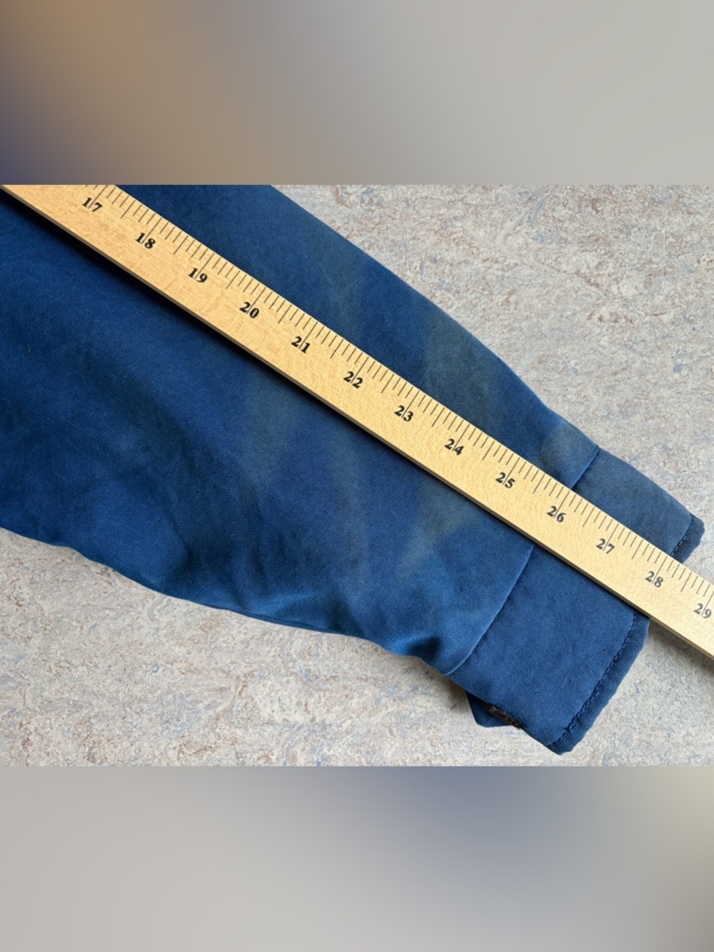 Blue Zip-Up Work Jacket with 'Mike' Patch - Picture 6 of 9